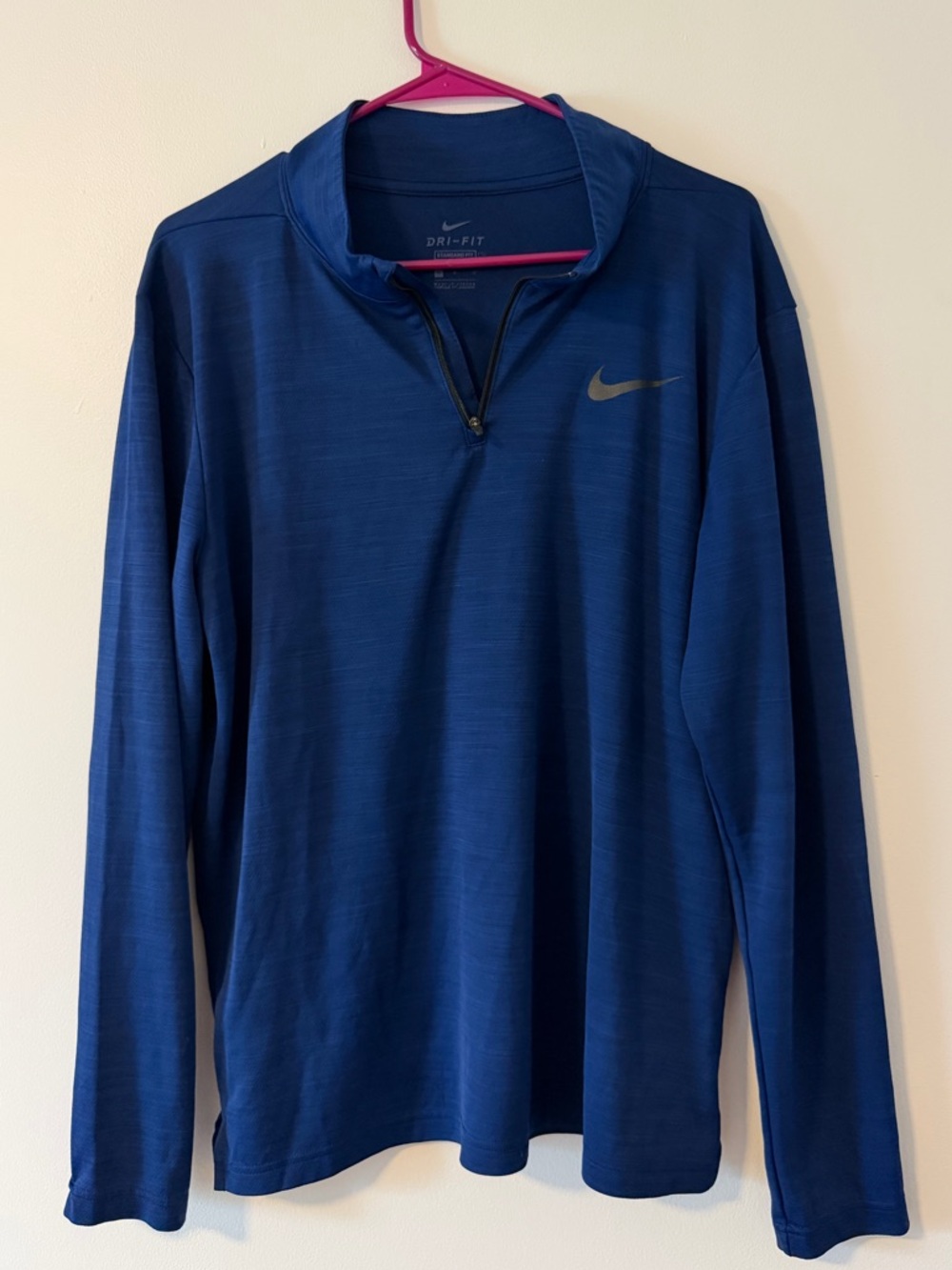 Nike Navy Blue Dri-FIT Standard Fit Pullover
